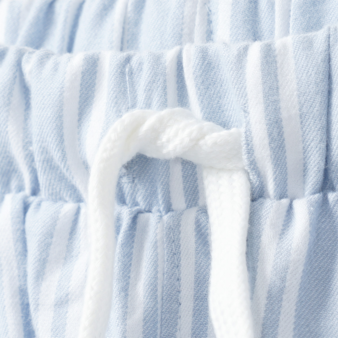 Meisjespyjama met geribbelde structuur