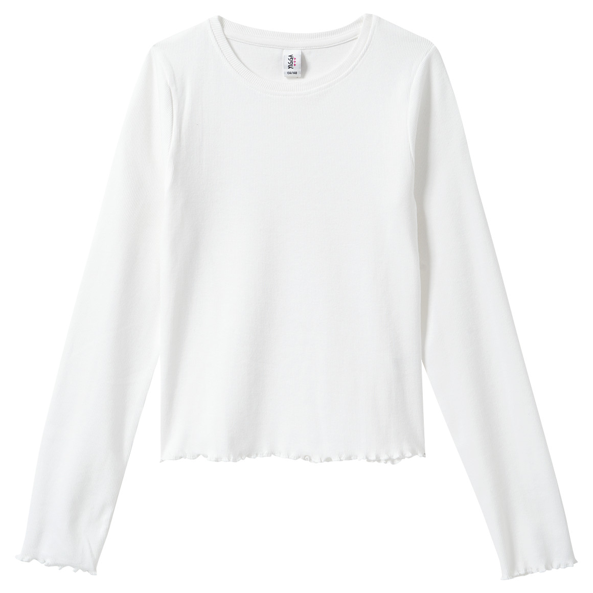 Meisjespyjama met geribbelde structuur