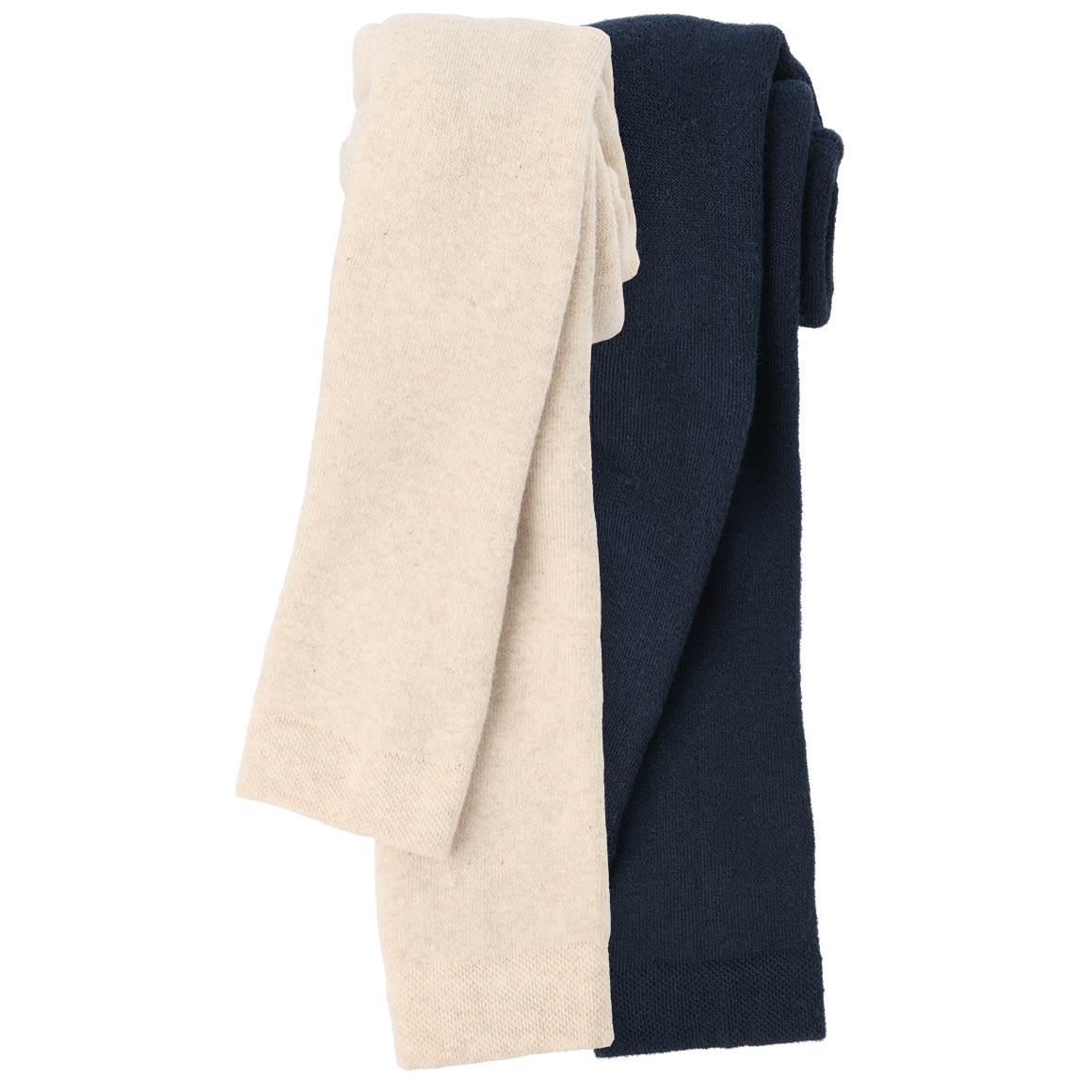 2 badstof leggings met biologisch katoen