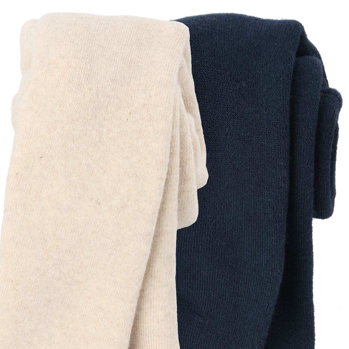 2 badstof leggings met biologisch katoen