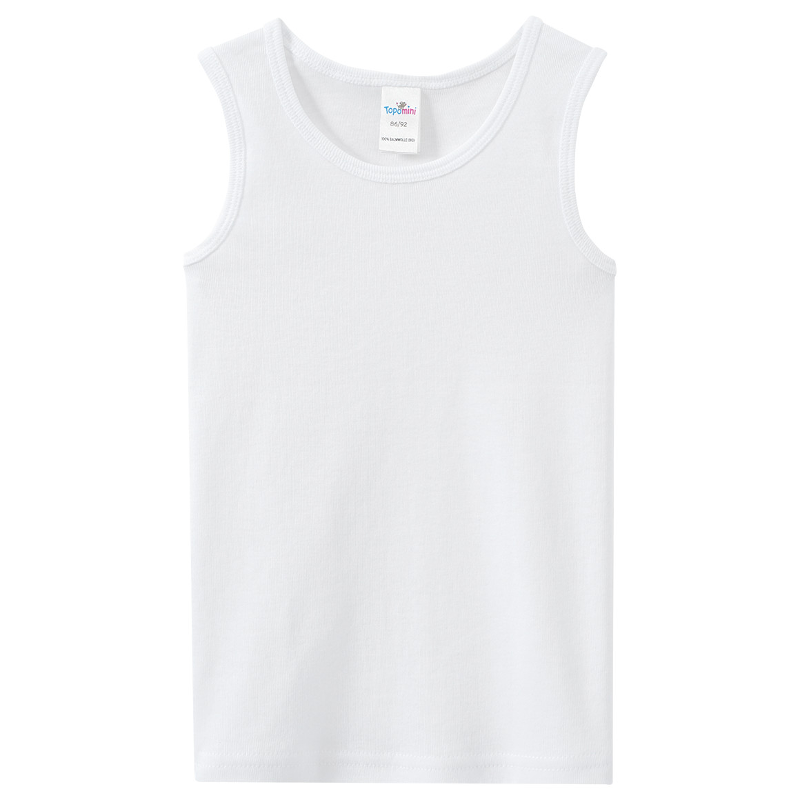 2 Baby Unterhemden unifarben