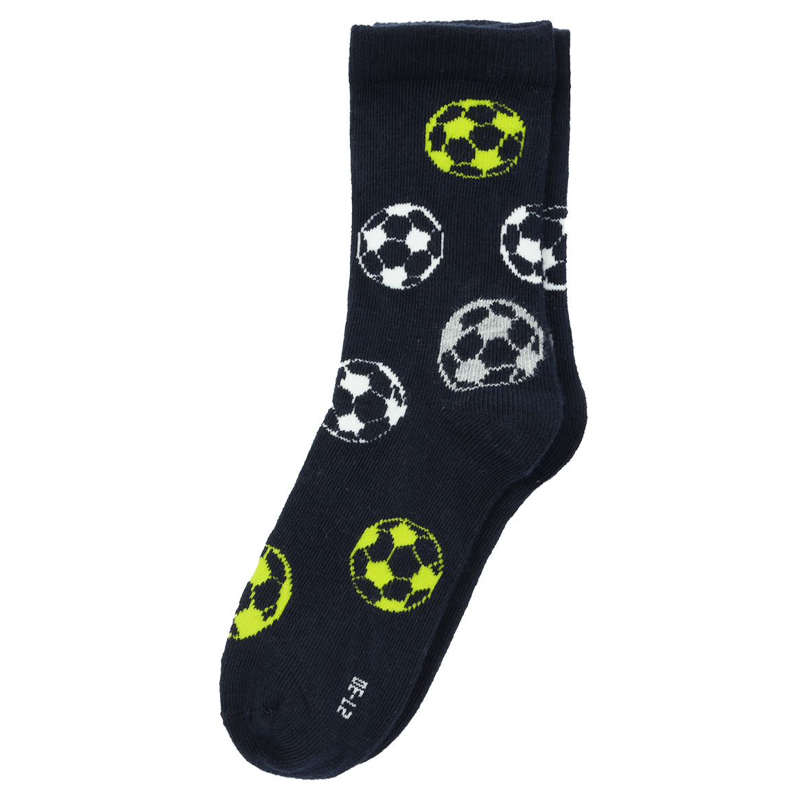3 Paar Jungen Socken mit Fußball-Motiven