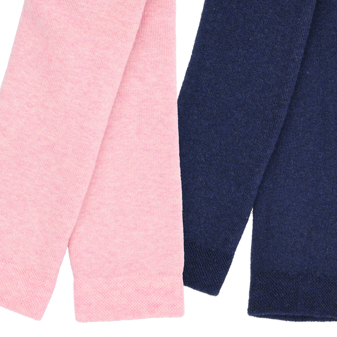 2 Mädchen Frottee-Leggings mit Baumwolle