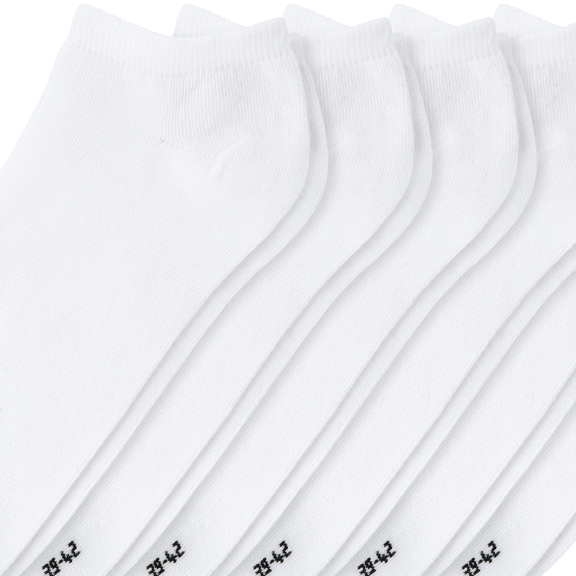 6 Paar Herren Sneaker-Socken unifarben