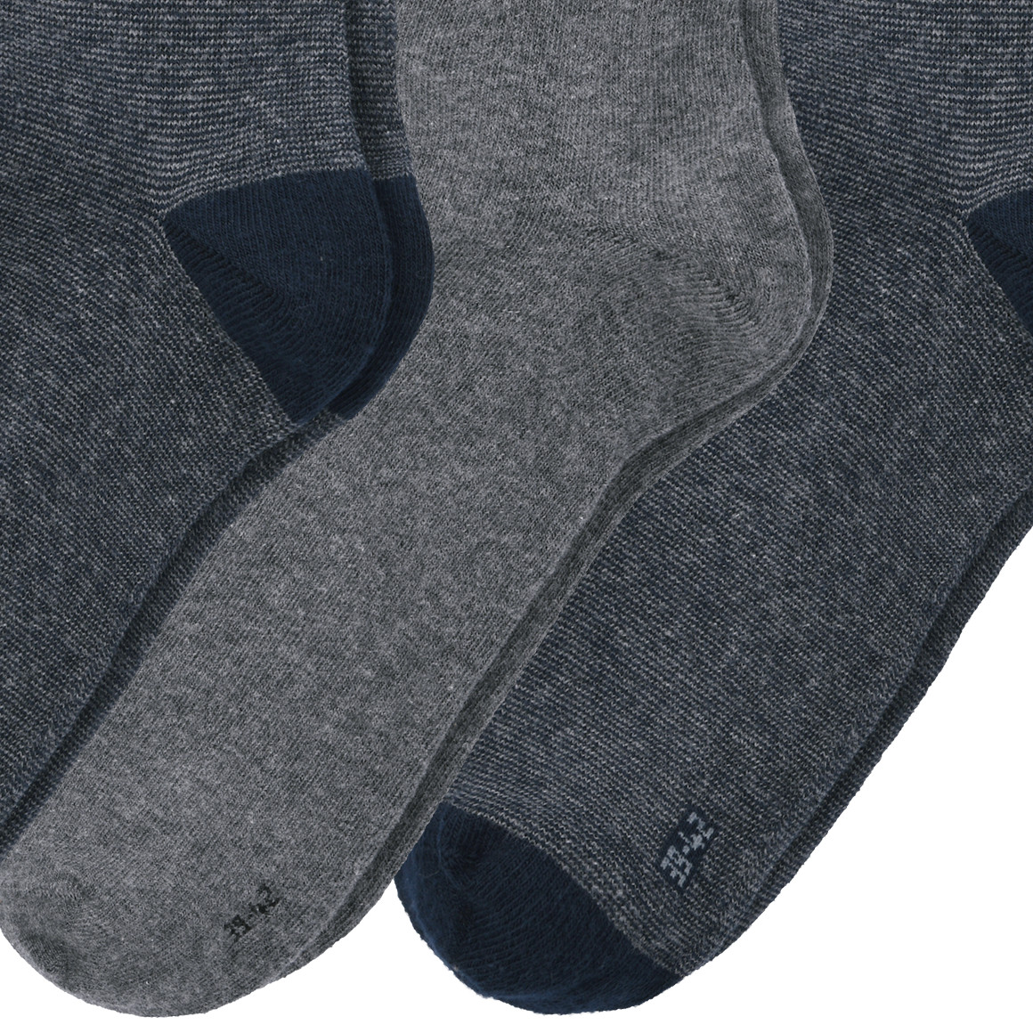 3 Paar Herren Socken mit Bio-Baumwolle