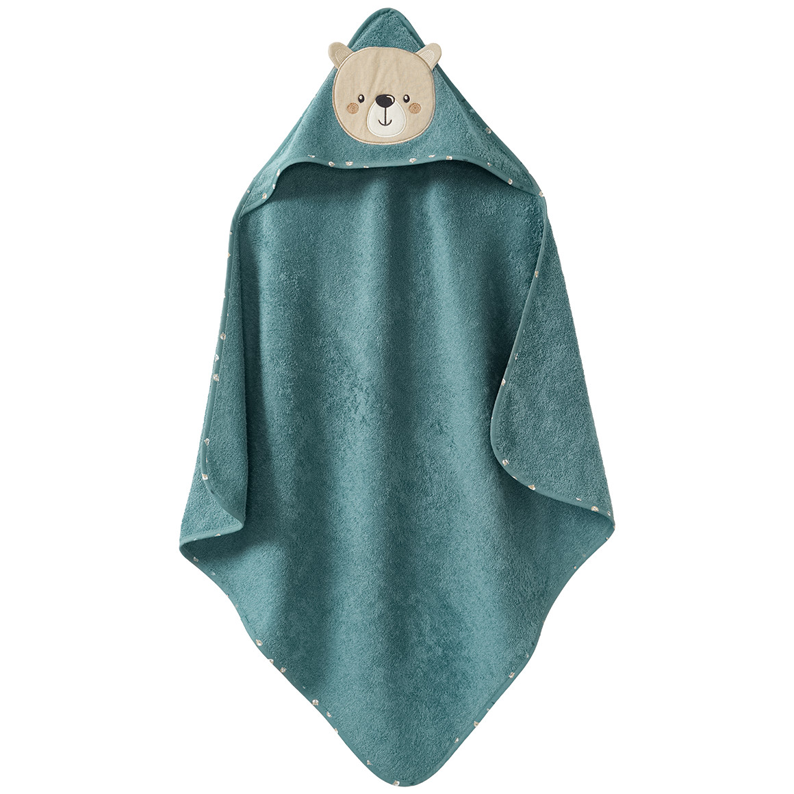 Sjaal met capuchon en berenapplicatie