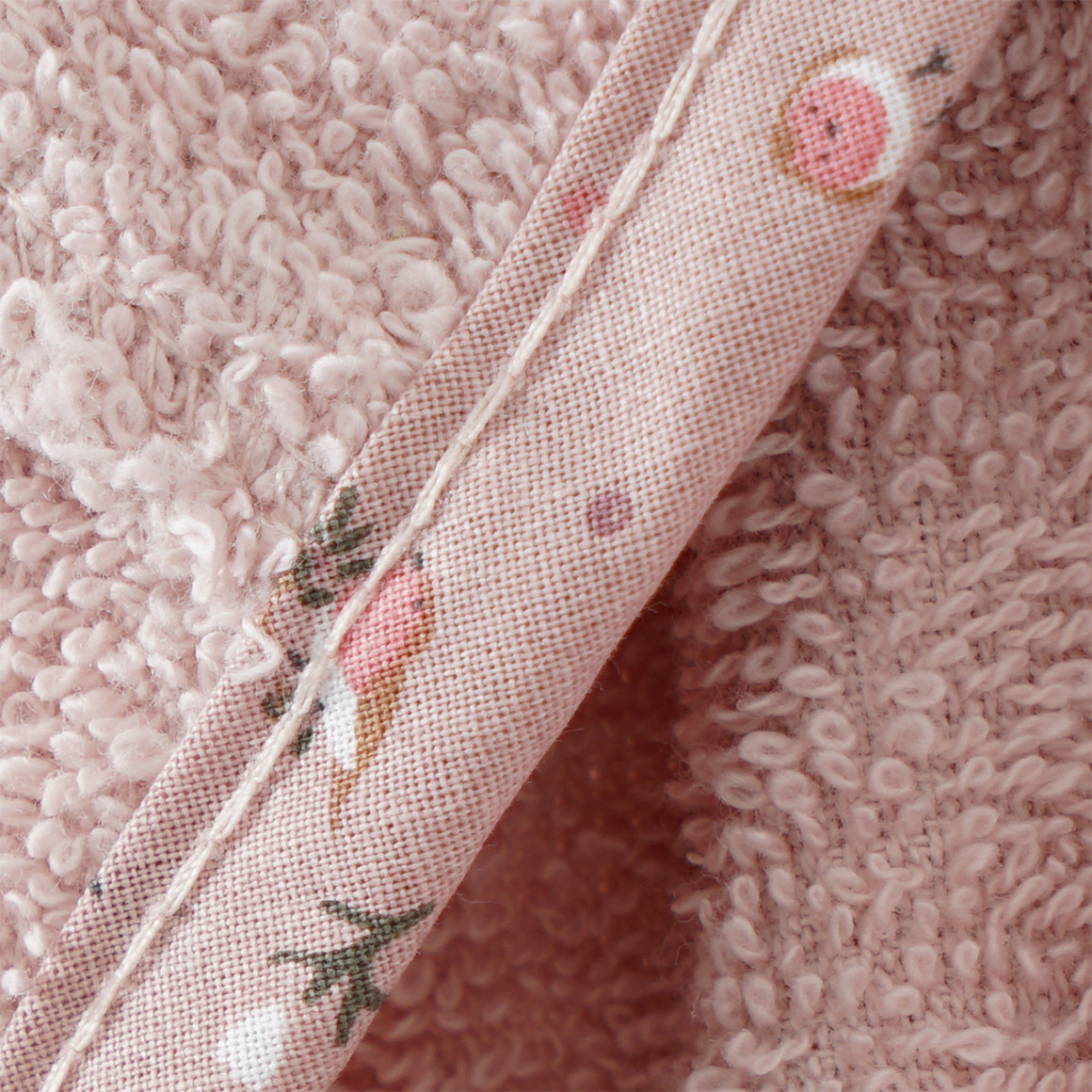 Babybadjas met herten applicatie