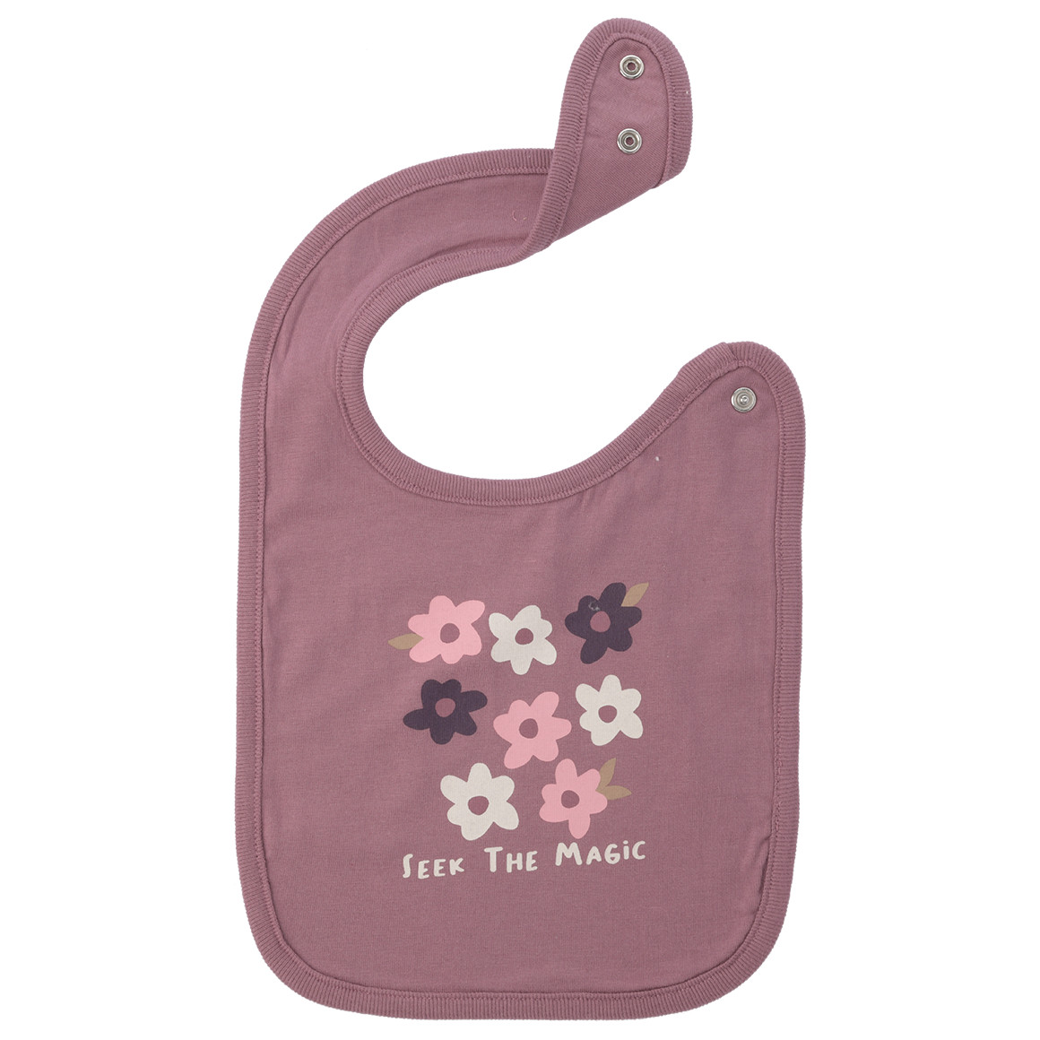 3 Baby Lätzchen mit Blumen-Motiven