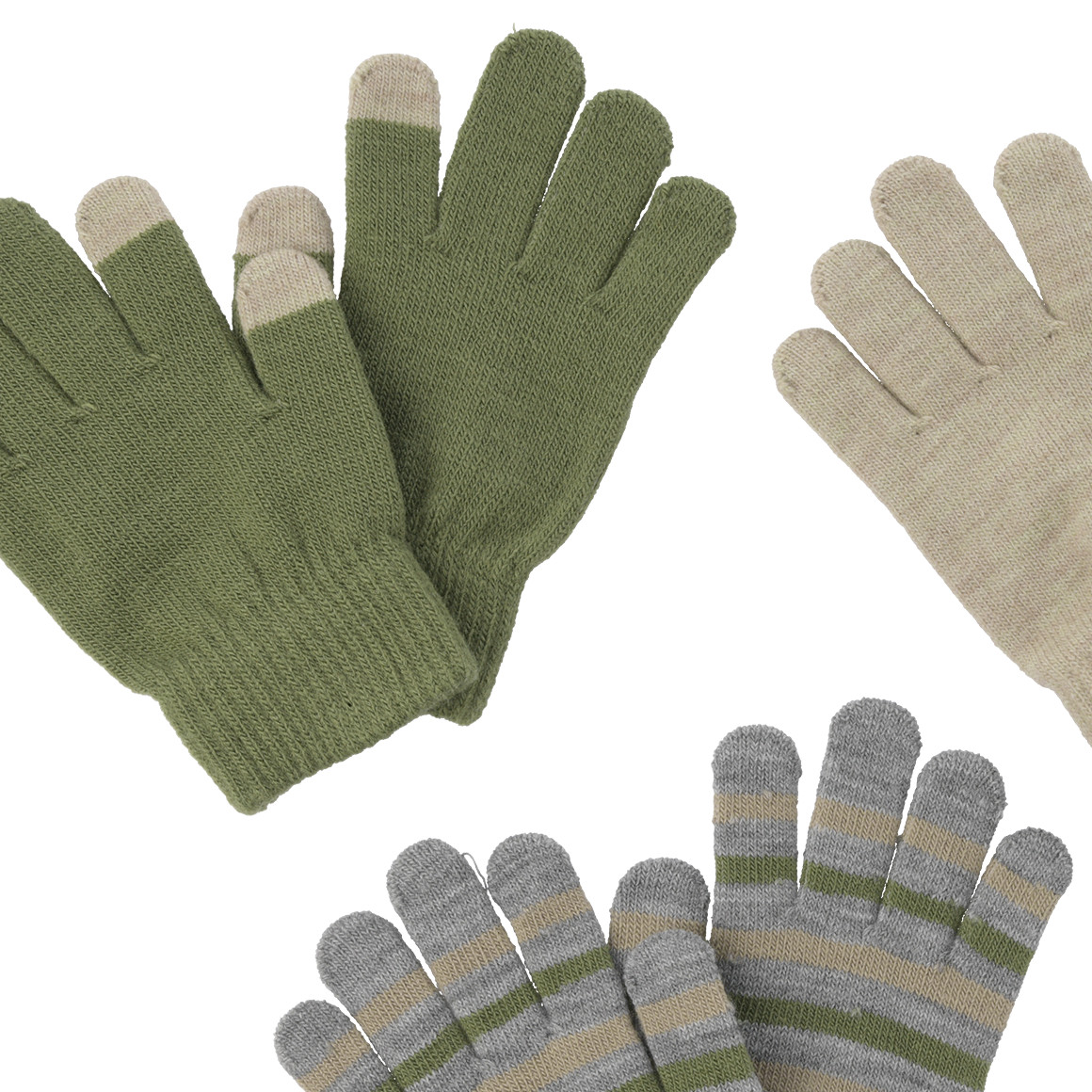 Set van 3 paar jongenshandschoenen