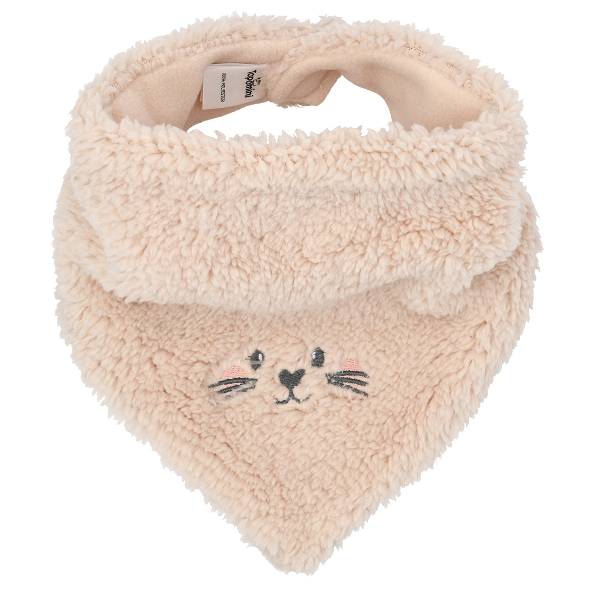 Baby winter bandana met fleece voering