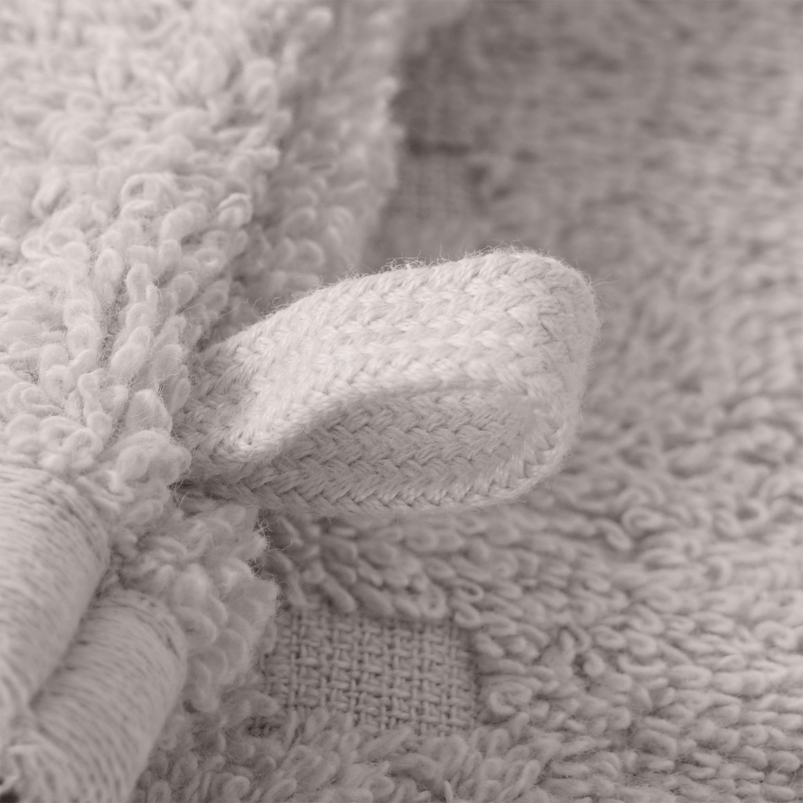 Waschhandschuh mit grafischer Struktur