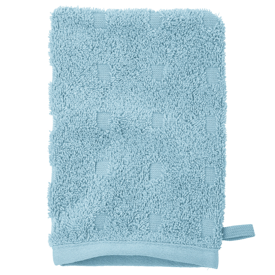 Waschhandschuh mit grafischer Struktur