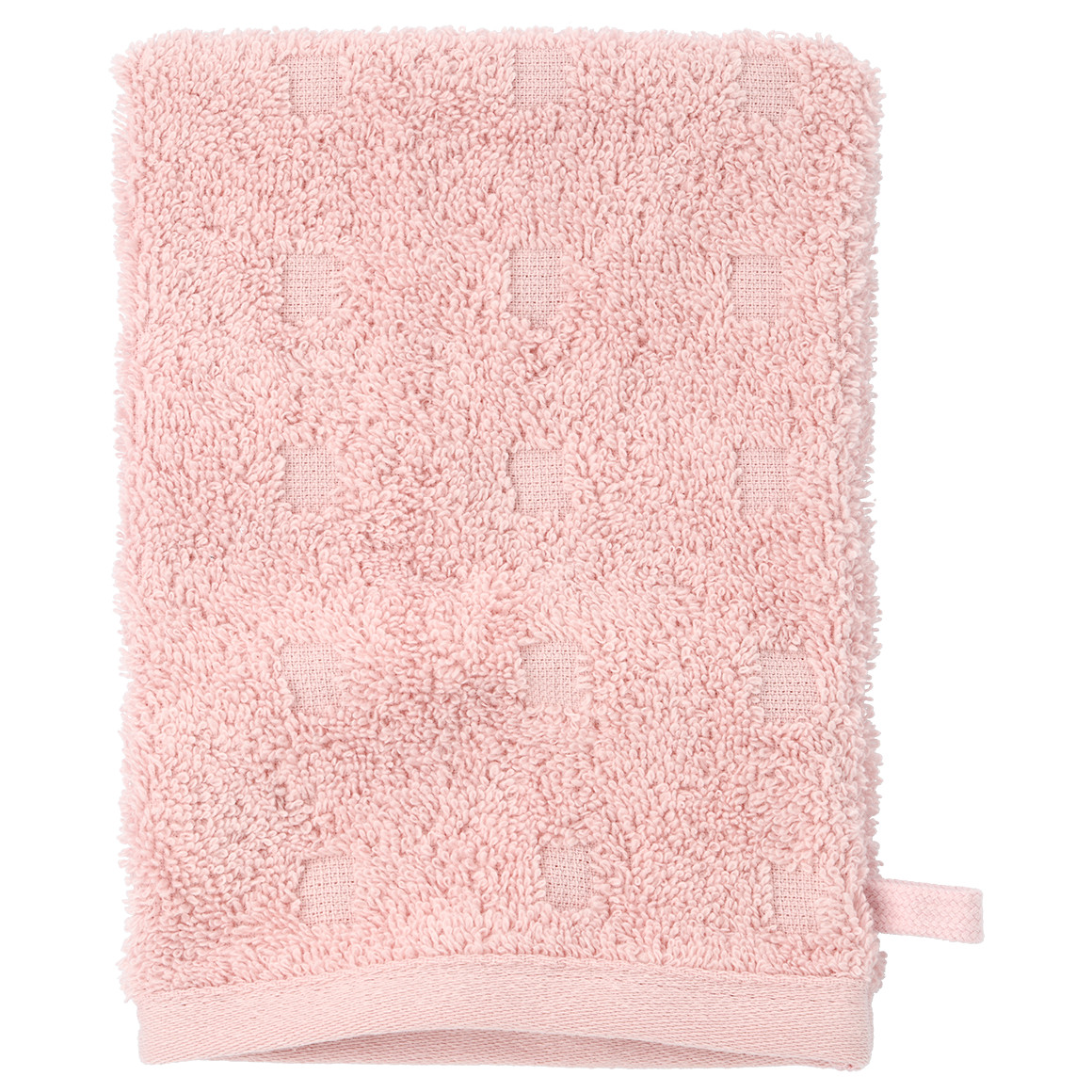 Waschhandschuh mit grafischer Struktur