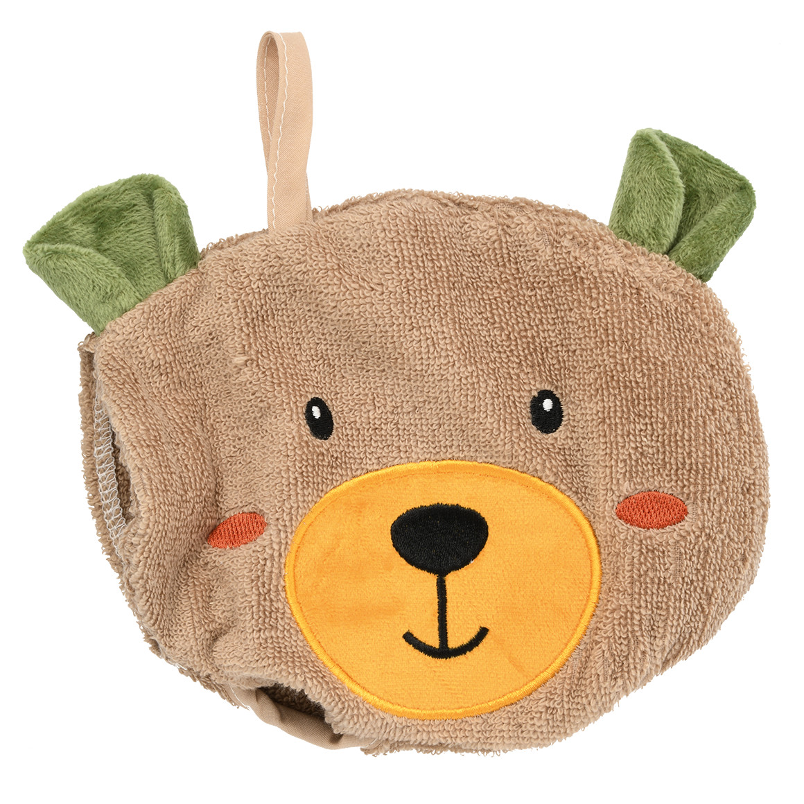 Washandschoen met beerdessin