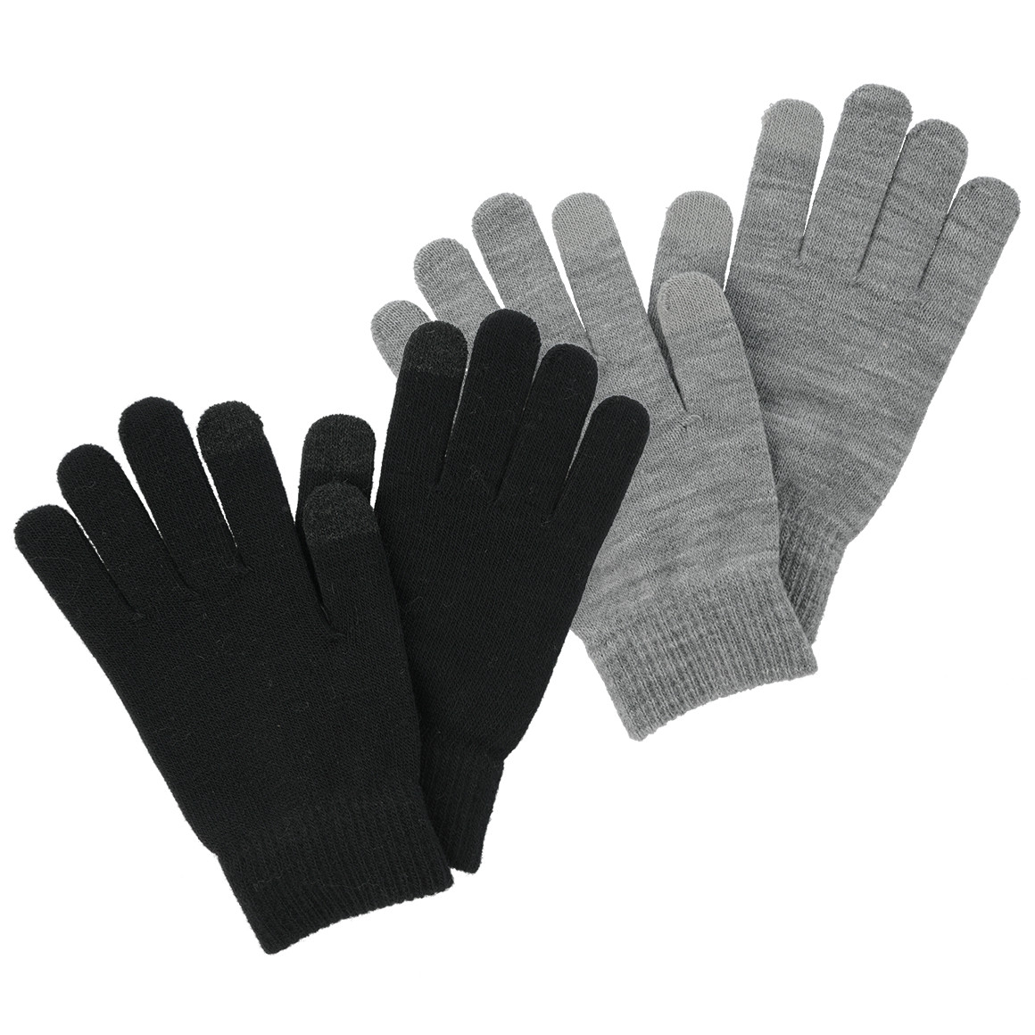 2 Paar Damen Handschuhe im Set
