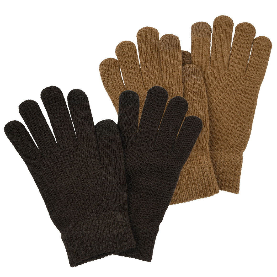 2 Paar Damen Handschuhe im Set