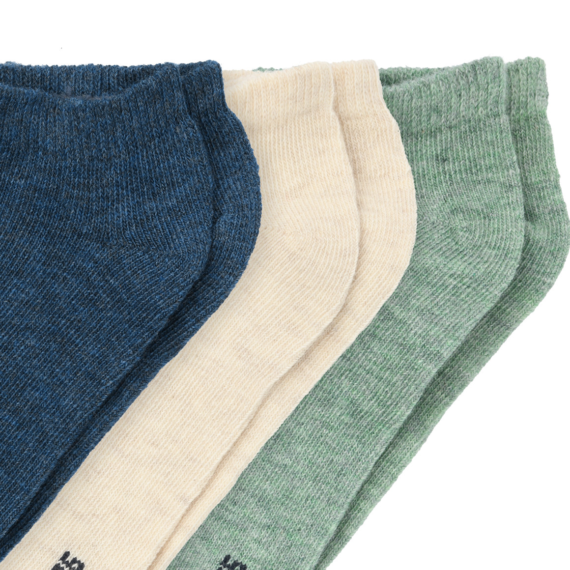 3 Paar Jungen Sneaker-Socken meliert