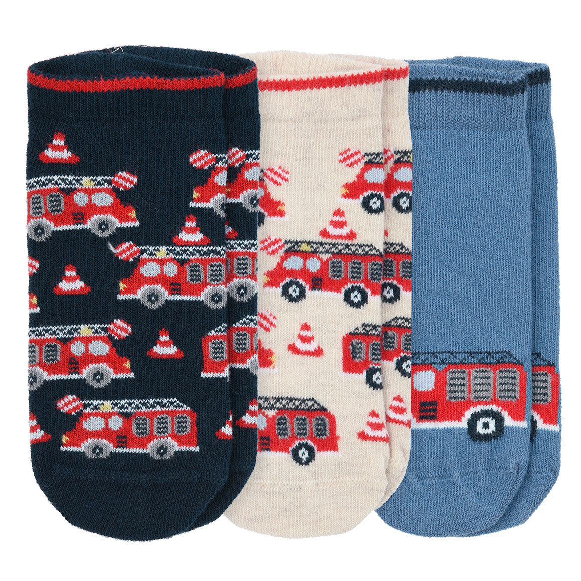3 Paar Jungen Sneaker-Socken im Set