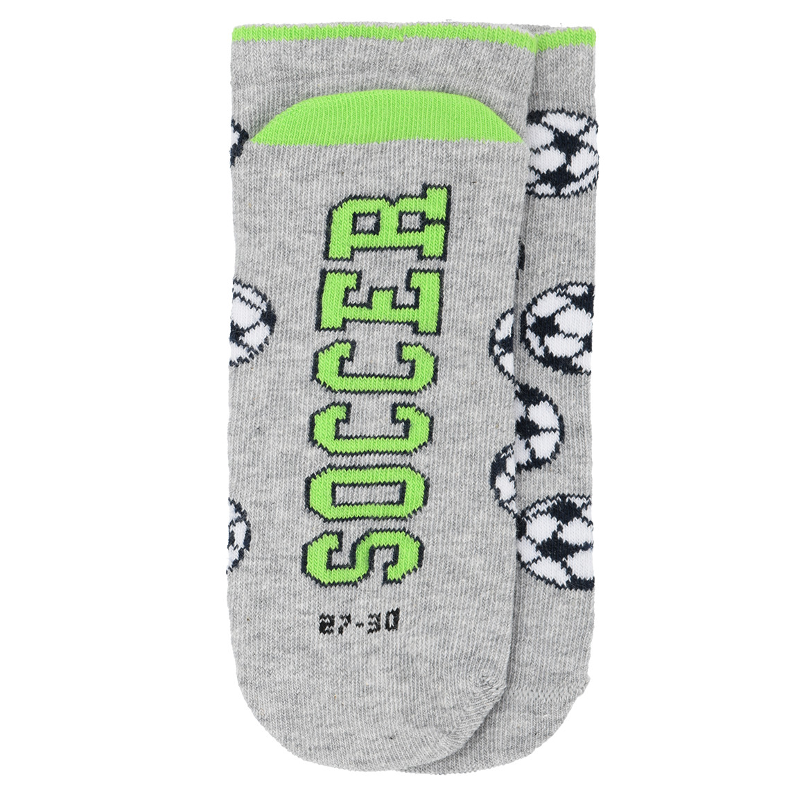 3 Paar Jungen Sneaker-Socken im Fußball-Look
