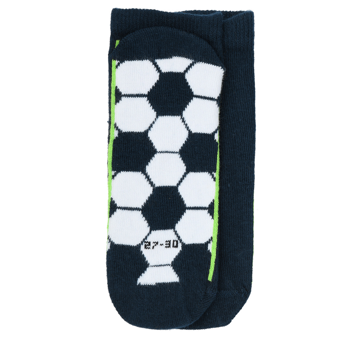 3 Paar Jungen Sneaker-Socken im Fußball-Look