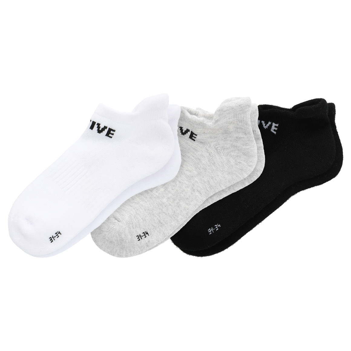 3 Paar Kinder Sport-Socken in Sneaker-Form