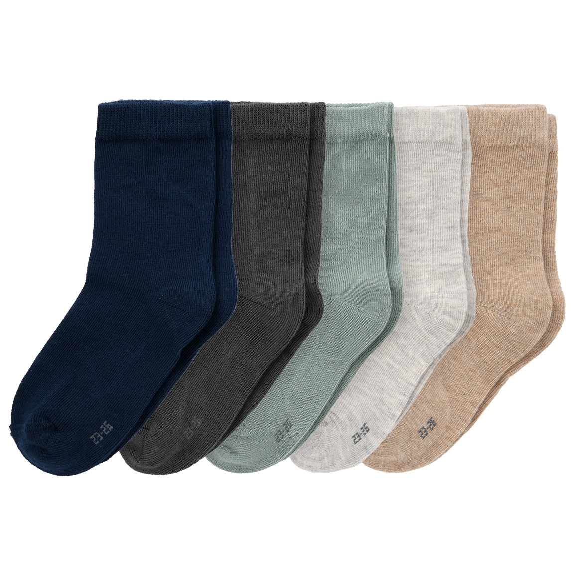 5 Paar Jungen Socken mit Bio-Baumwolle