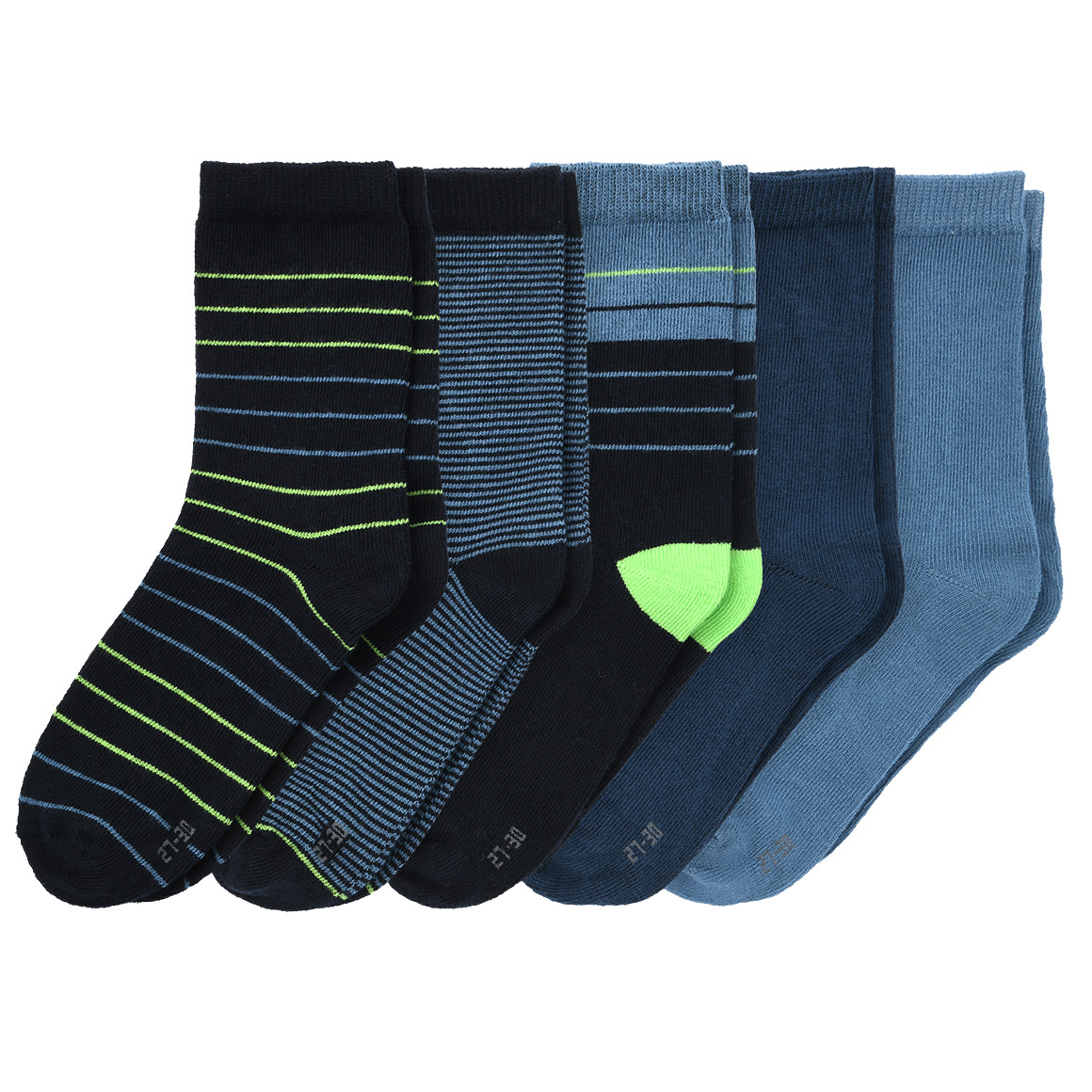 5 Paar Jungen Socken mit Bio-Baumwolle