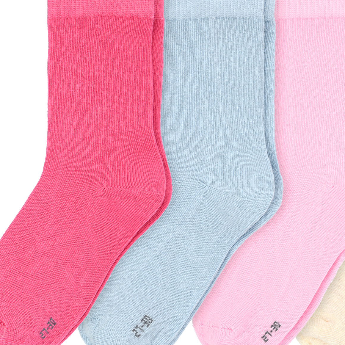 5 Paar Mädchen Socken mit Bio-Baumwolle