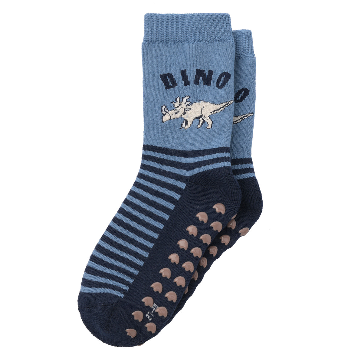 2 Paar Jungen Stoppersocken mit Dino-Motiven