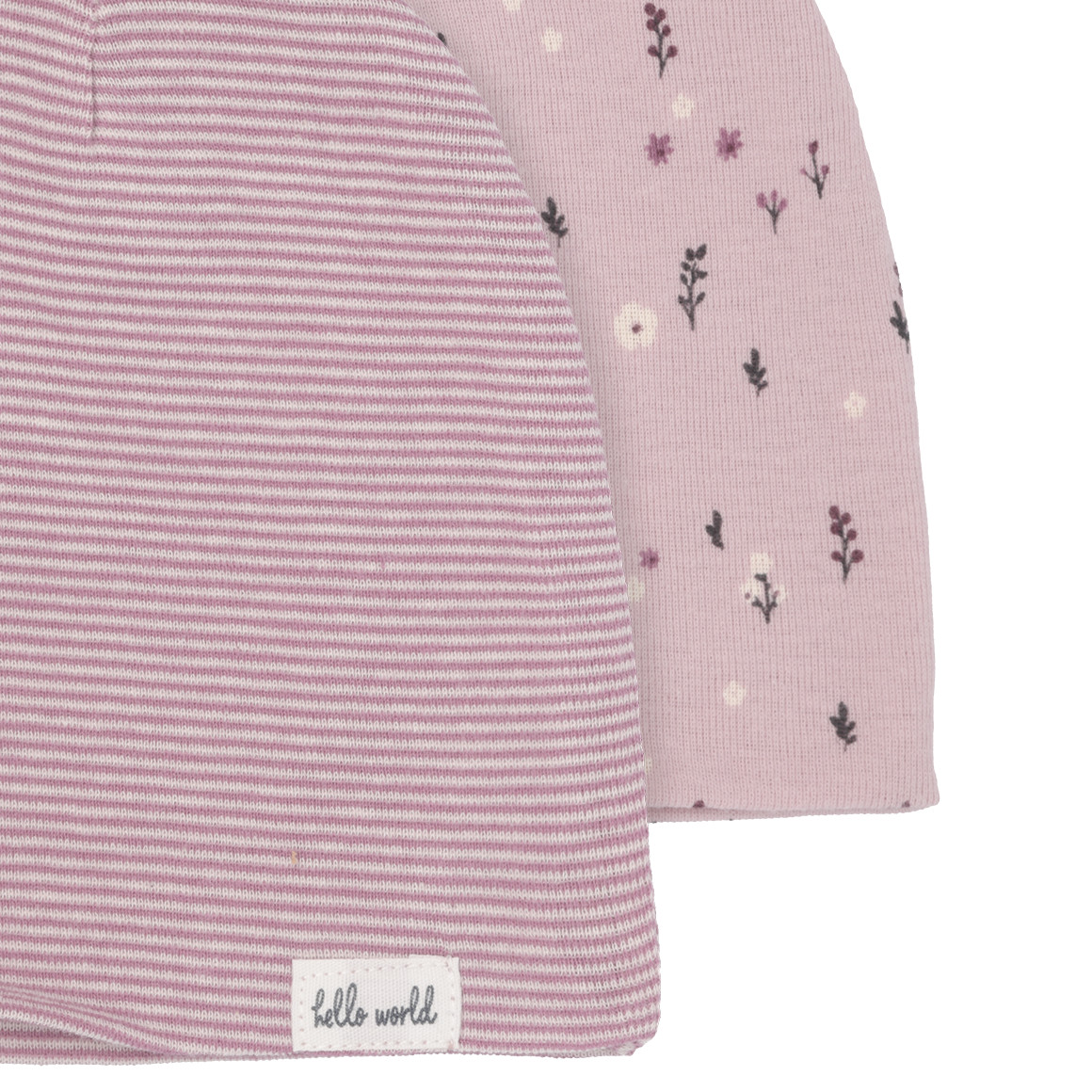 Set van 2 Newborn mutsen