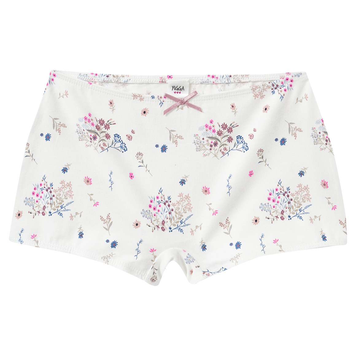 3 Mädchen Pantys mit floralem Dessin