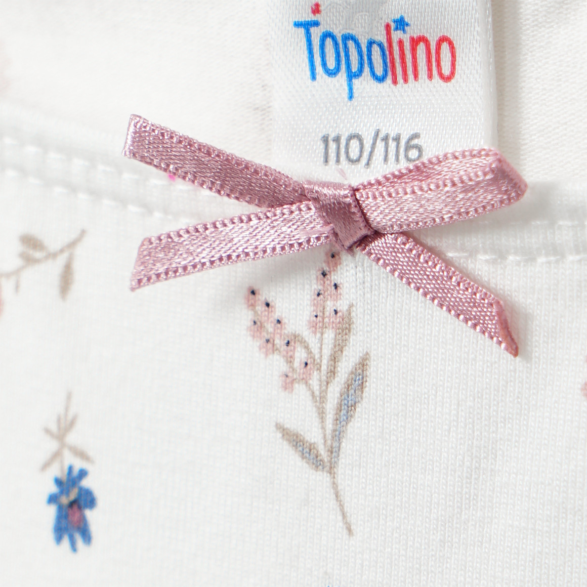 3 Mädchen Pantys mit floralem Dessin