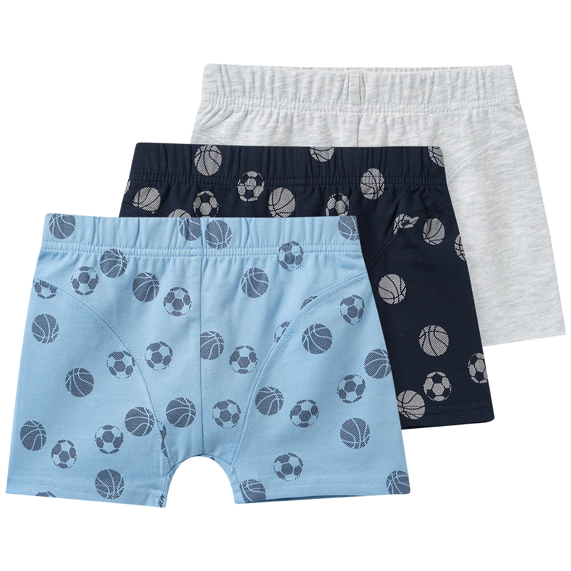 3 Jungen Boxer in verschiedenen Dessins