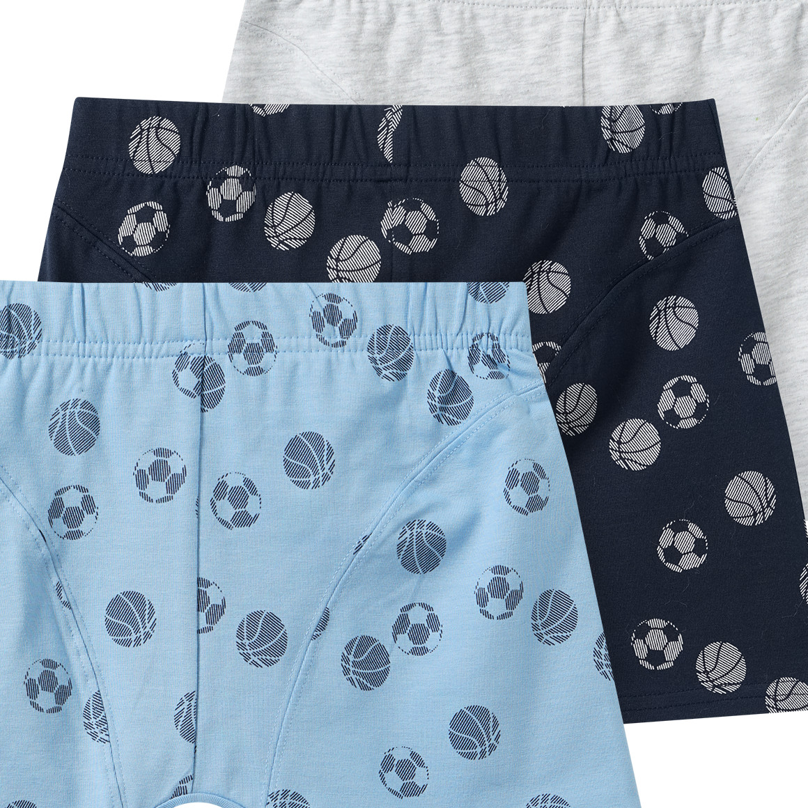 3 Jungen Boxer in verschiedenen Dessins