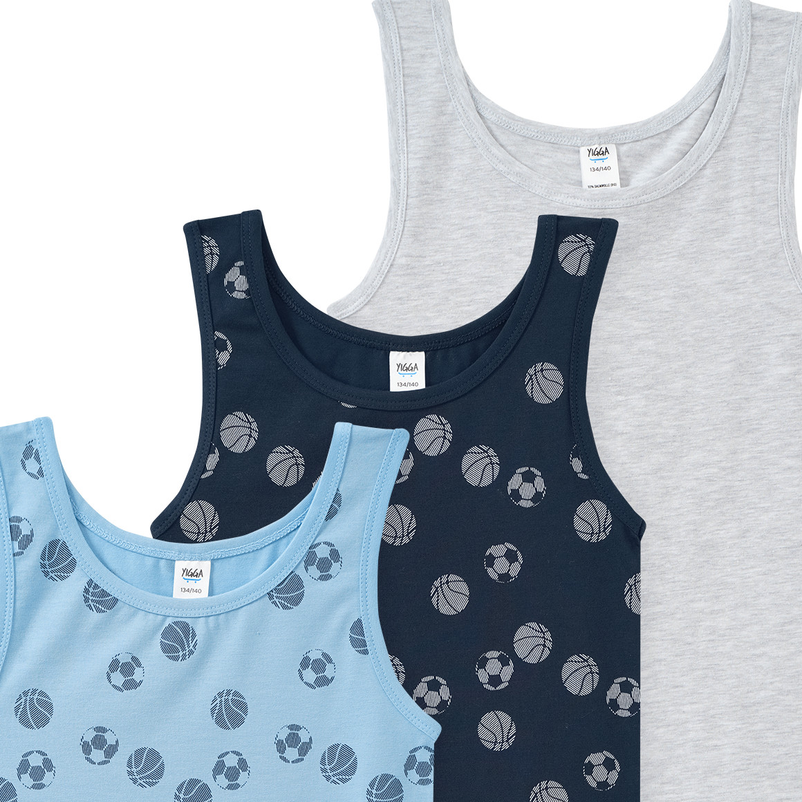 3 Jongens vesten in verschillende ontwerpen