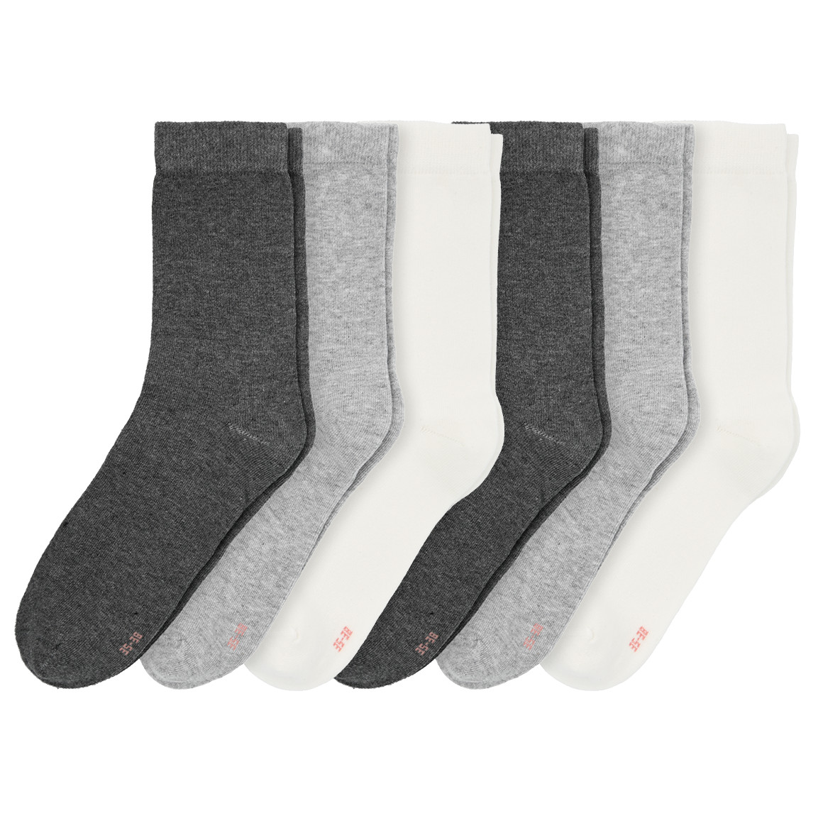 6 Paar Damen Socken aus Bio-Baumwolle