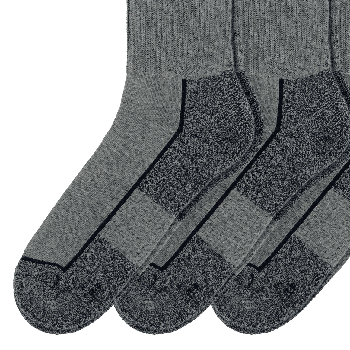 2 Paar Herren Trekkingsocken mit Frotteesohle