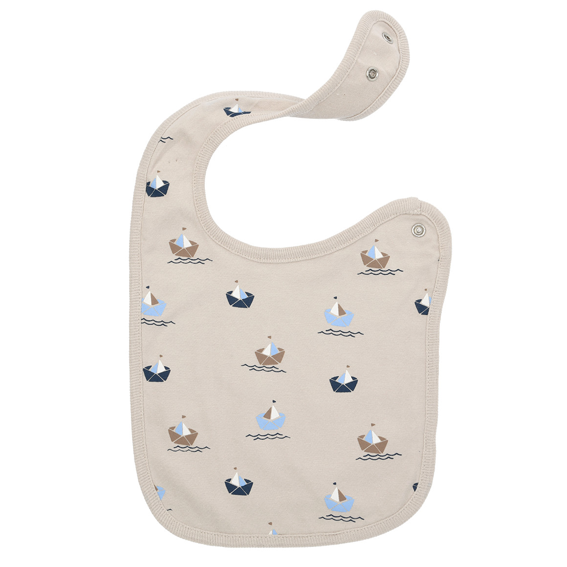 3 Baby Lätzchen mit Segelboot-Motiven