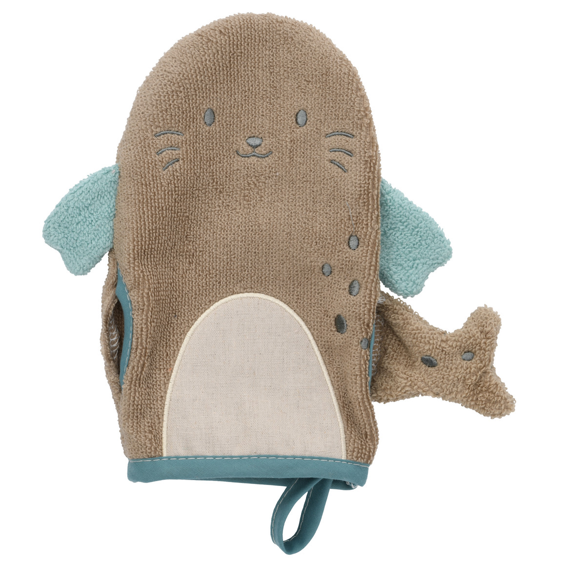 Waschhandschuh Seehund