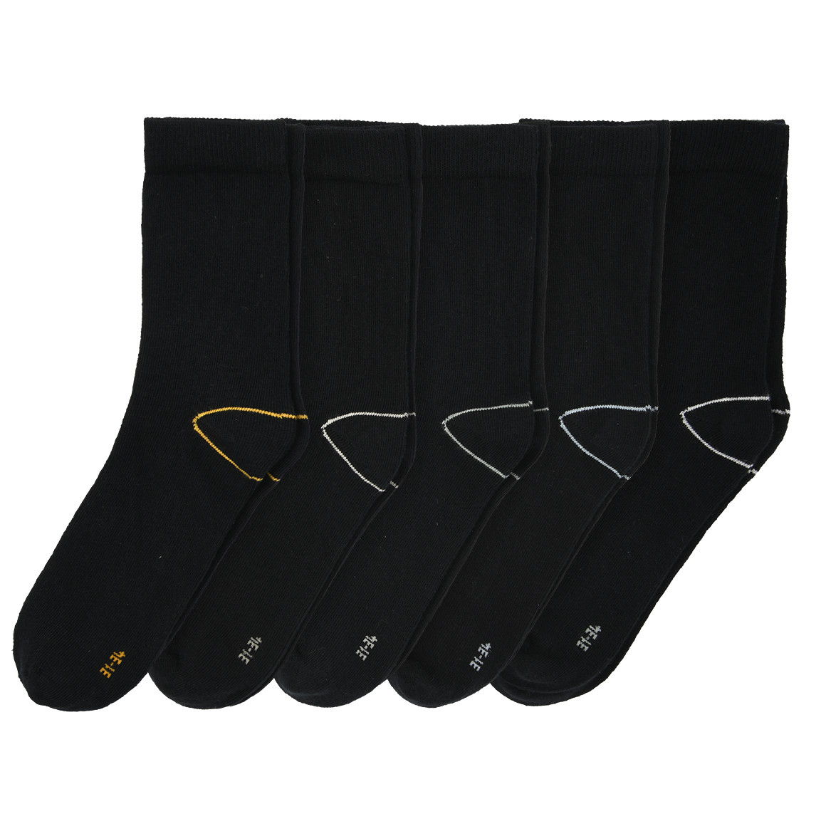 5 Paar Kinder Socken mit dezenten Streifen