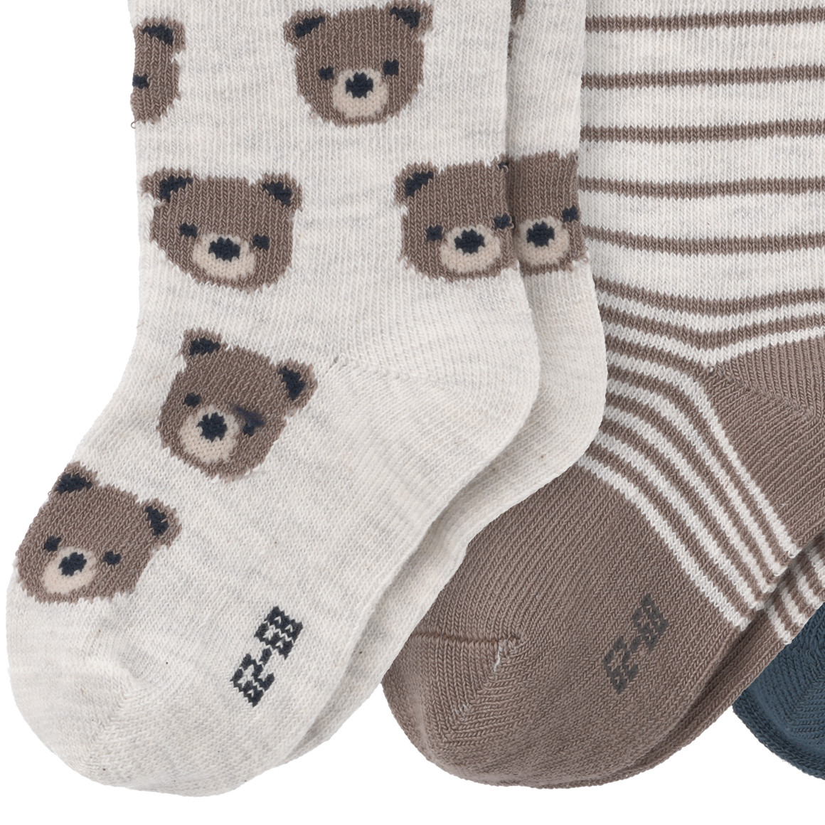 3 Paar Baby Socken mit Bio-Baumwolle