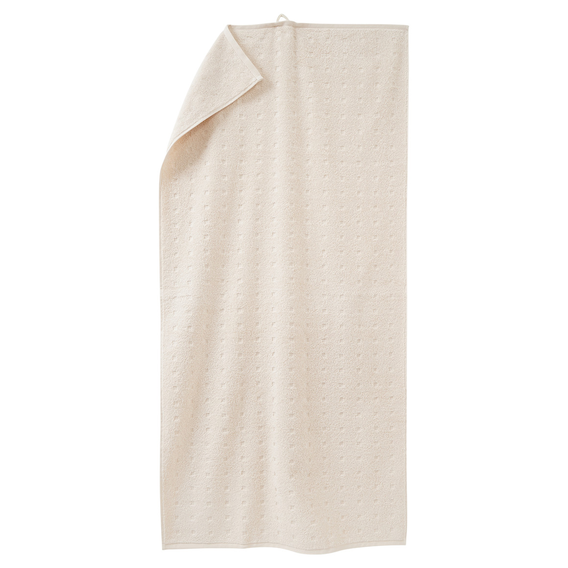 Badlaken met grafische structuur