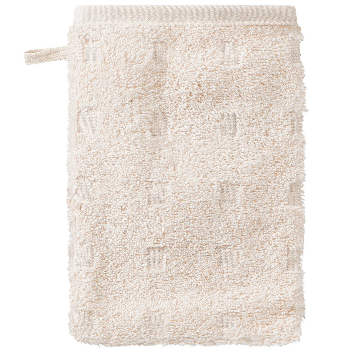 Washandje met grafische structuur