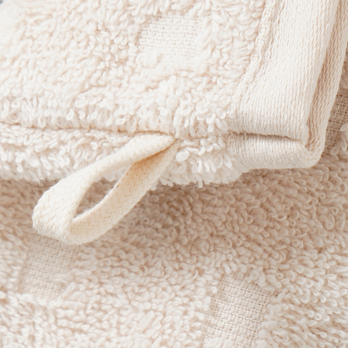 Washandje met grafische structuur