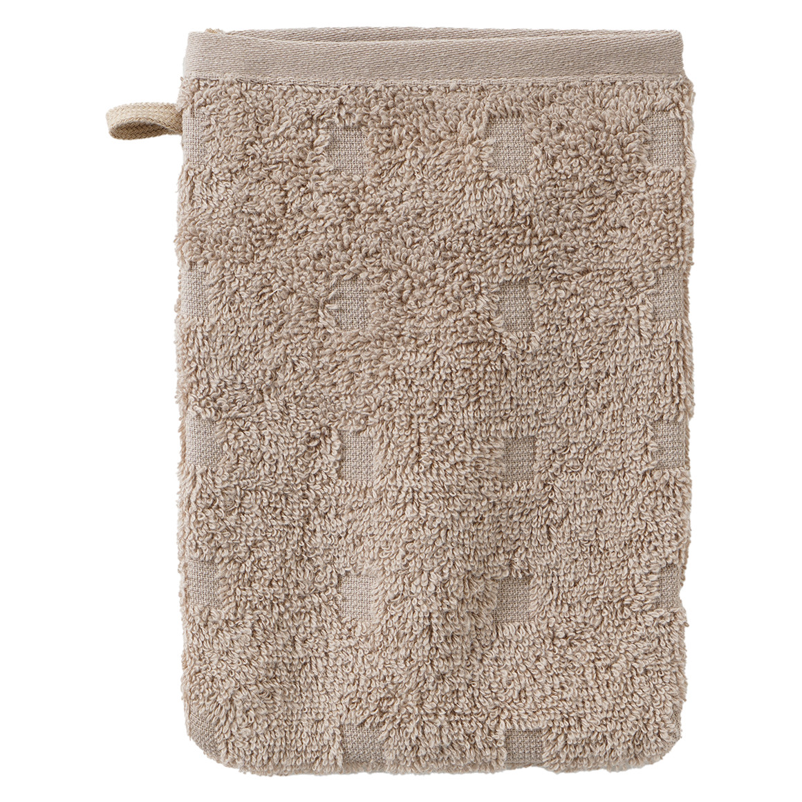 Washandje met grafische structuur