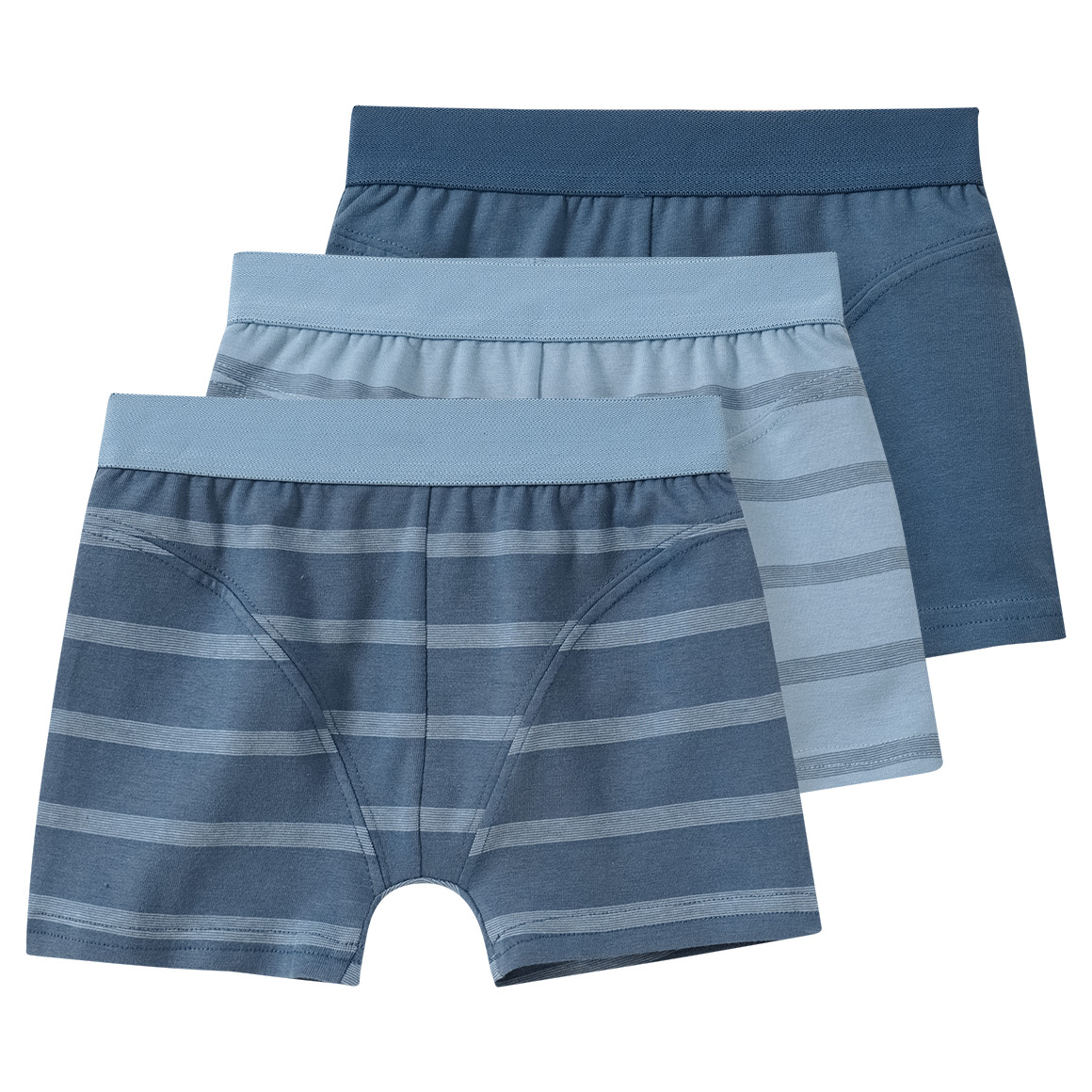 3 jongensboxershorts met geweven tailleband