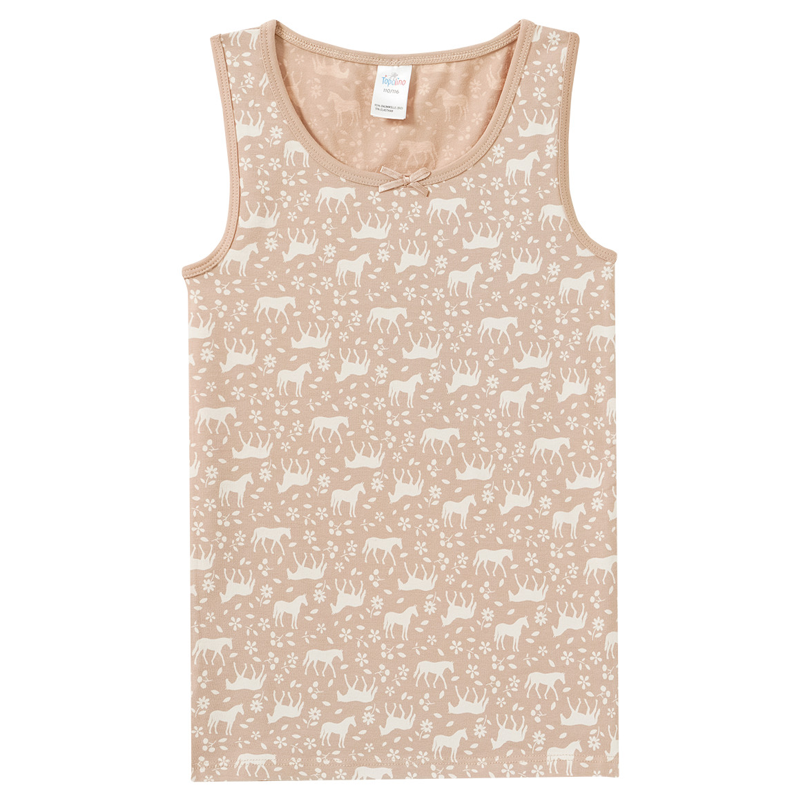 2 meisjeshemdjes met paardenmotieven