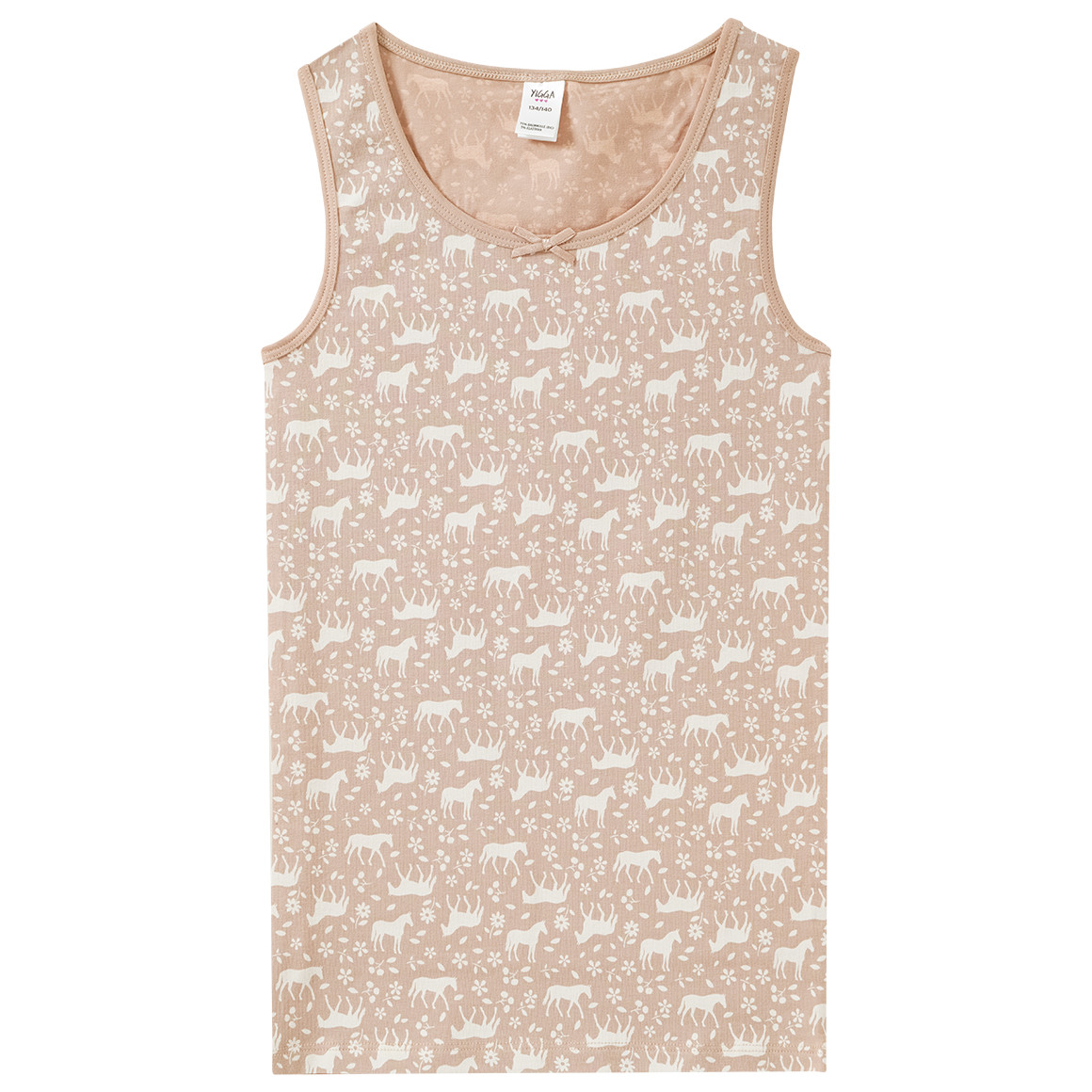 2 meisjeshemdjes met paardenmotieven