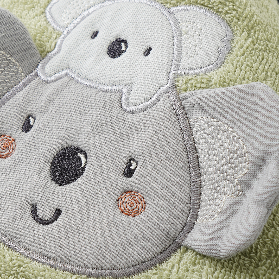 Baby Bademantel mit Koala-Applikation