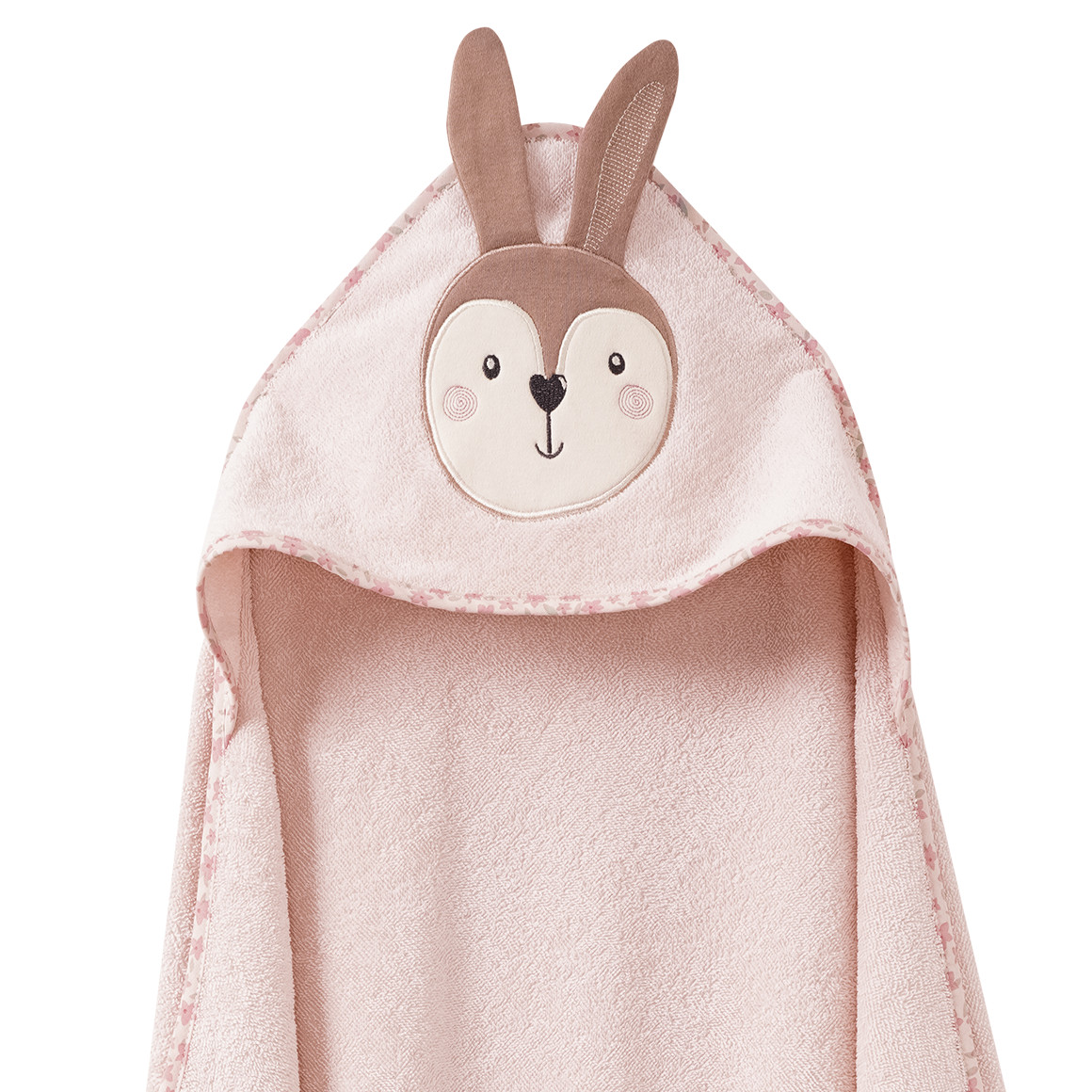 Kapuzentuch mit Hasen-Applikation